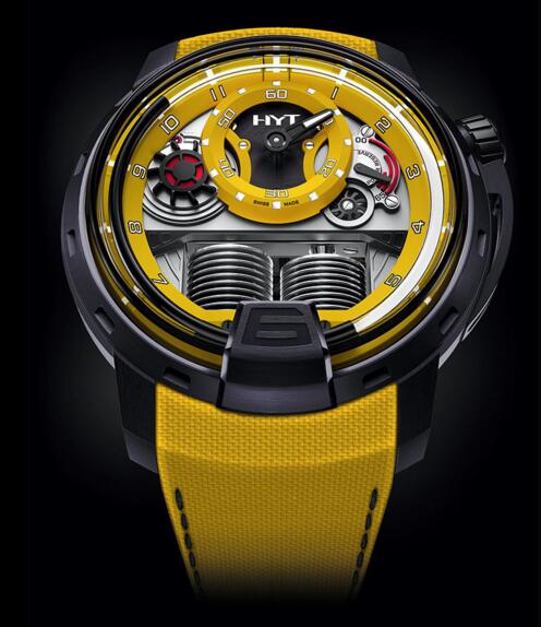 Buy Luxury Replica HYT H1 Colorblock YELLOW 148-TT-80-NF-FY watch Buy Luxury Replica HYT H1 Colorblock YELLOW 148-TT-80-NF-FY watch